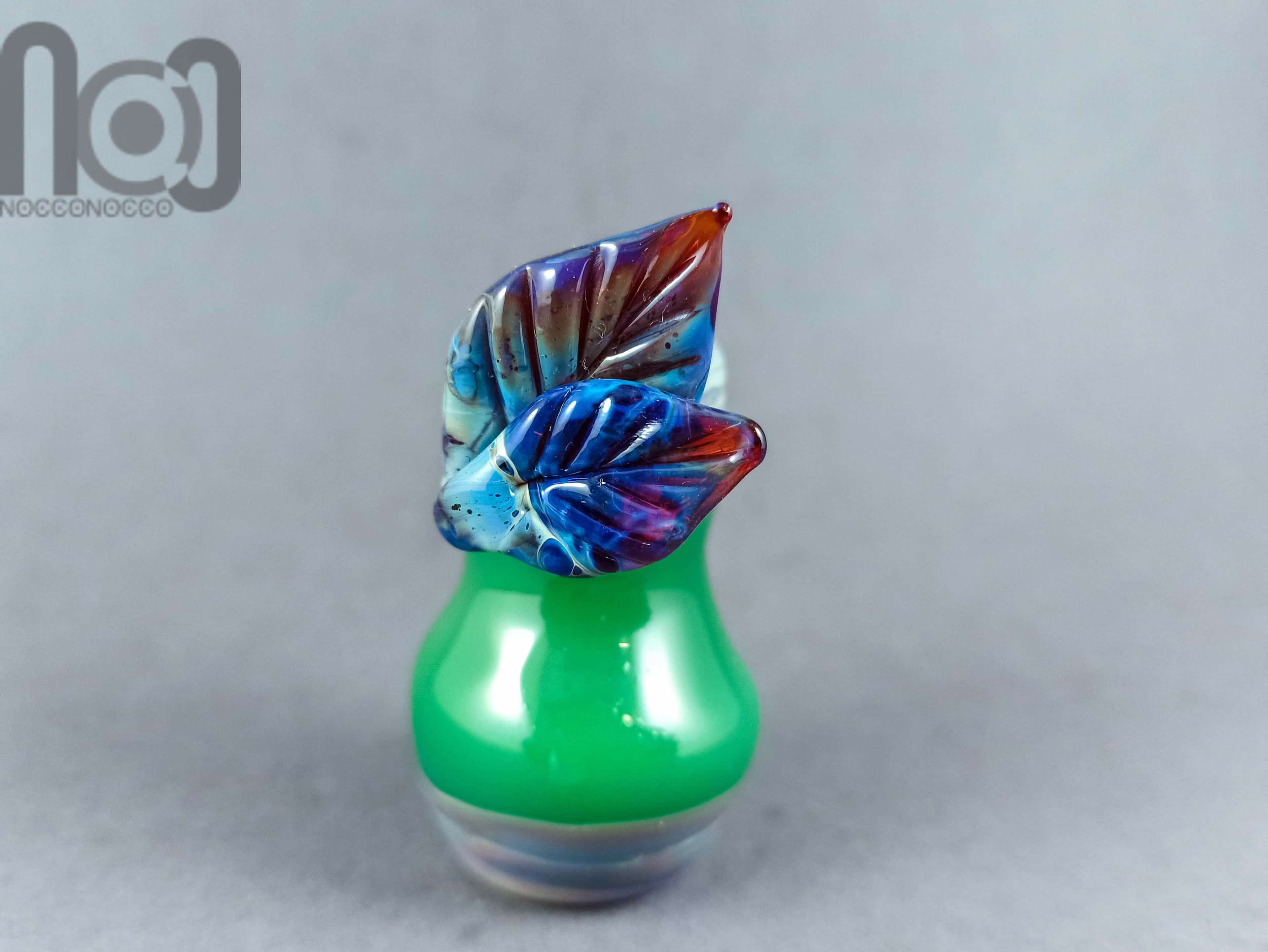 Handblown Miniature Vase, v006 — handmade borosilicate glass by NoccoNocco, made in Greece