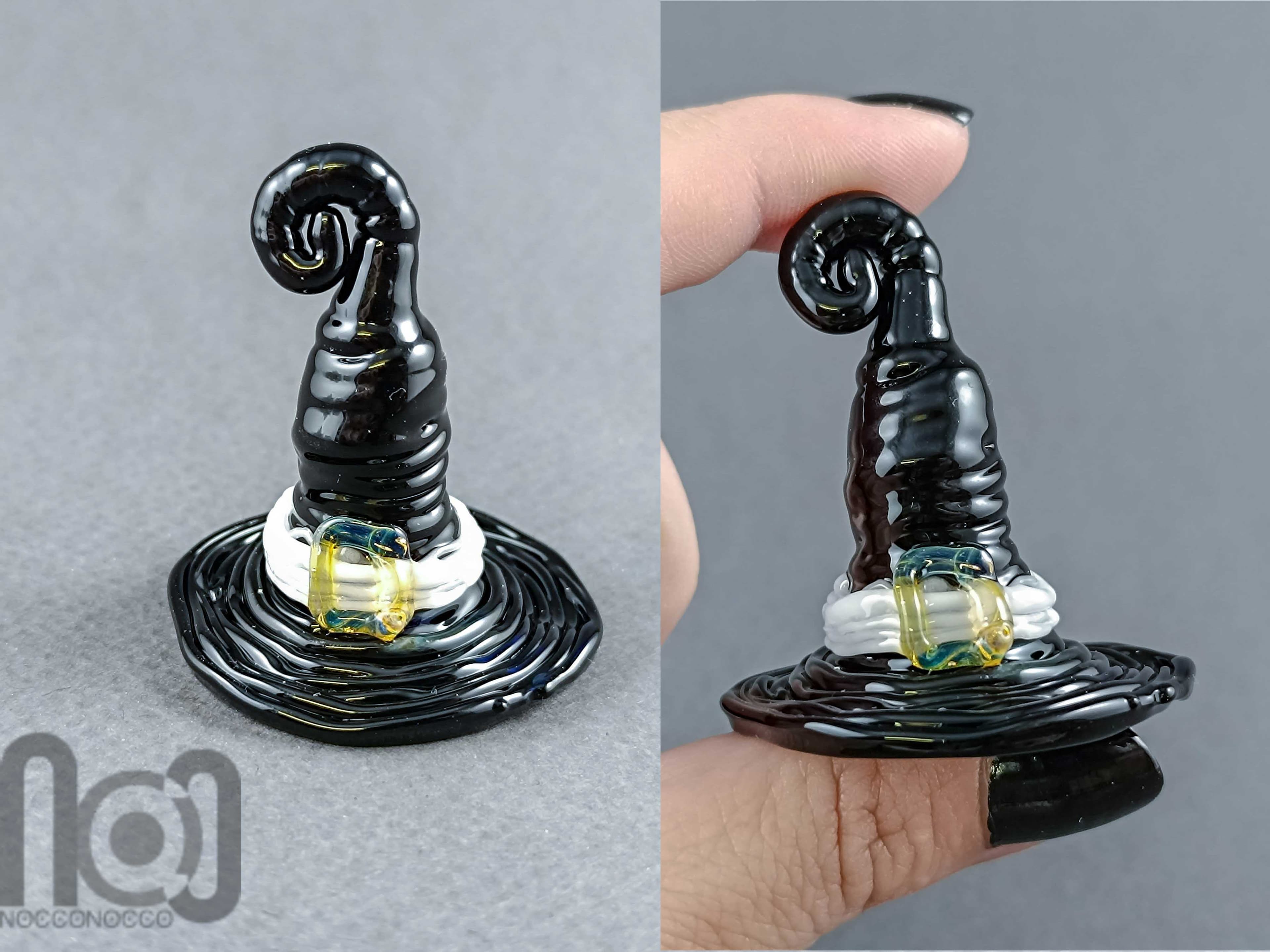 Halloween Decoration Set — handmade borosilicate glass by NoccoNocco, detail view 6 of 6, made in Greece