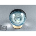 Fine Silver Fumed Glass Galaxy Marble, v542