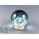 Fine Silver Fumed Glass Galaxy Marble, v542