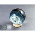 Fine Silver Fumed Glass Galaxy Marble, v542