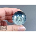 Fine Silver Fumed Glass Galaxy Marble, v542