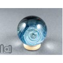 Fine Silver Fumed Glass Galaxy Marble, v543