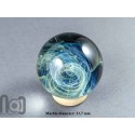 Fine Silver Fumed Glass Galaxy Marble, v548