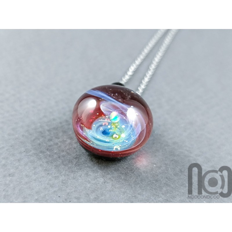 Glass sale galaxy necklace