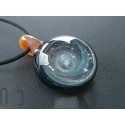 Handmade Fine Silver-Fumed Galaxy Glass Pendant, v382