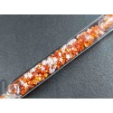 Handmade Glass Dip Pen with Galaxy Marble & Reflective Stars